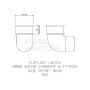FloPlast Round Downpipe Bend - 92.5 Degree x 68mm Brown