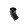 FloPlast Mini Gutter Offset Bend - 112 Degree x 50mm Black