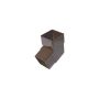 FloPlast Square Downpipe Offset Bend - 112 Degree Brown