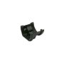 FloPlast PVC Square to PVC Half Round Gutter Adaptor - Black