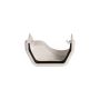 FloPlast PVC Square to Cast Iron Ogee Left Hand Guter Adaptor - White