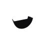 FloPlast Half Round Gutter Internal Stopend - 112mm Black