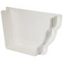 FloPlast Ogee Gutter Internal Stopend Right Hand - 110mm x 80mm White