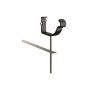 Lindab Steel Gutter Rise & Fall Bracket - 100mm Black