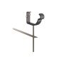 Lindab Steel Gutter Rise & Fall Bracket - 125mm Anthracite Grey