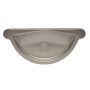 Lindab Magestic Steel Gutter Self-Locking Stop End - 125mm Galvanised