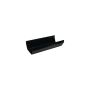 FloPlast Square Gutter - 114mm x 2mtr Black - Pack of 2