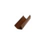 FloPlast Square Gutter - 114mm x 4mtr Brown