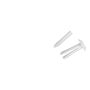 PVC Rivets for Securing Hygiene Cladding - White