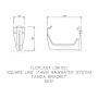 FloPlast Square Gutter Fascia Bracket - 114mm White - Pack of 2