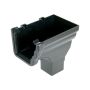 FloPlast Cast Iron Effect Ogee Gutter Stopend Outlet Right Hand - 110mm x 80mm - Pack of 2