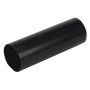 FloPlast Mini Gutter Downpipe - 50mm x 2mtr Black - Pack of 2
