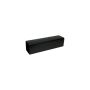 FloPlast Square Downpipe - 65mm x 5.5mtr Black