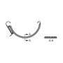 Lindab Steel Gutter Union - 125mm Antique White