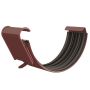 Lindab Steel Gutter Union - 150mm Dark Red