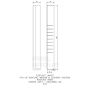 Golden Oak Fascia Double End Corner Trim - 500mm x 35mm