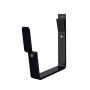 Lindab Rectangular Steel Gutter 70mm Flex-Fit Fascia Bracket - 140mm Black