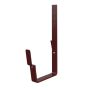 Lindab Rectangular Steel Gutter 210mm Flex-Fit Rafter Bracket - 140mm Dark Red