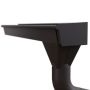 Lindab Rectangular Steel Gutter Fascia Bracket - 140mm Coffee Brown