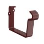 Lindab Rectangular Steel Gutter Fascia Bracket - 140mm Dark Red