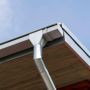 Lindab Magestic Rectangular Steel Gutter Outlet 75mm - 140mm Galvanised