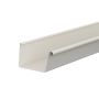 Lindab Rectangular Steel Gutter - 140mm x 3mtr Antique White