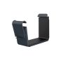 Lindab Rectangular Steel Gutter Union - 140mm Graphite