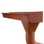 Lindab Rectangular Steel Gutter Internal Angle 90 - 140mm Tile Red