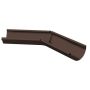 Lindab Steel Gutter Internal Angle 135 - 125mm Coffee Brown