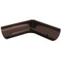 Lindab Steel Gutter Internal Angle 90 - 100mm Coffee Brown