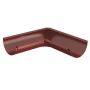 Lindab Steel Gutter Internal Angle 90 - 100mm Dark Red