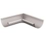 Lindab Steel Gutter Internal Angle 90 - 150mm Silver Metallic