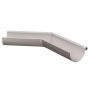 Lindab Steel Gutter External Angle 135 - 100mm Silver Metallic