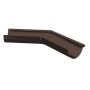 Lindab Steel Gutter External Angle 135 - 150mm Coffee Brown