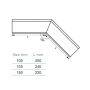 Lindab Magestic Steel Gutter External Angle 135 - 150mm Galvanised