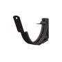 Lindab Steel Gutter Adjustable Fascia Bracket - 125mm Coffee Brown