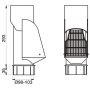 Lindab Self Cleaning Leaf Trap - 100mm Black
