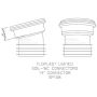 FloPlast Pan Connector - 14 Degree White