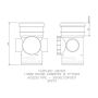 FloPlast Ring Seal Soil Access Pipe Single Socket - 110mm Grey