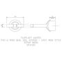 FloPlast Solvent Weld Soil Strap Boss - 110mm Cast Iron Effect
