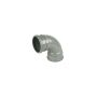 FloPlast Ring Seal Soil Bend Double Socket - 92.5 Degree x 110mm Grey