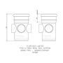 FloPlast Ring Seal Soil Boss Pipe Single Socket - 110mm Black - Pack of 2