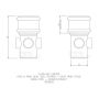 FloPlast Ring Seal Soil Boss Pipe Single Socket - 110mm Cast Iron Effect