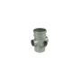 FloPlast Ring Seal Soil Boss Pipe Single Socket - 110mm Grey