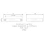 FloPlast Ring Seal Soil Pipe Clip - 110mm Grey