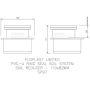 FloPlast Ring Seal Soil Reducer - 110mm x 82mm Grey