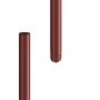Lindab Steel Downpipe - 120mm x 3mtr Dark Red
