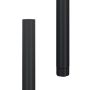 Lindab Steel Downpipe - 87mm x 3mtr Matte Black
