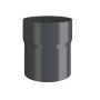 Lindab Steel Downpipe Connector - 100mm Graphite