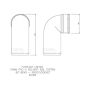 FloPlast Solvent Weld Soil Bend Swivel - 90 Degree x 110mm Olive Grey